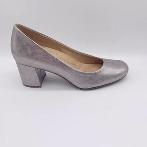 Naturalizer Whitney Metallic Leather Pump
